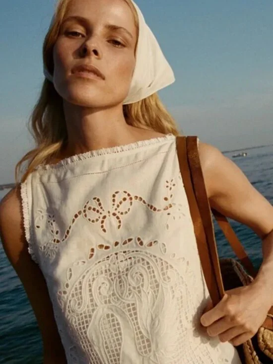 Doen Lucina Dress in Salt - Picture 3 of 7